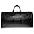 El bolso de viaje muy chic de Louis Vuitton “Keepall” 55 cm en cuero negro epi  ref.487936