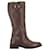 Agnès b. Boots Chocolate Leather  ref.487996