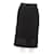 Prada Falda elegante Negro Lana  ref.488110