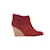 Ba&Sh Ankle Boots / Botas Baixas Bordeaux Couro  ref.488183