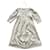 robe masscob couleur Crème T. 34 à  petit 36 Coton Laine Lin Blanc cassé  ref.488269