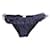 Stella Mc Cartney Tanga de bikini con flecos Stella McCartney en poliamida azul marino Nylon  ref.488301