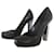 Yves Saint Laurent YSL Tripon heel with triangular mirrored heel Black Leather  ref.488369