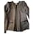 Iro Jackets Dark grey Leather Wool  ref.488788