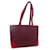 [Usato] CHANEL Chanel Chocolate Bar Coco Mark Tote Bag Ladies Red Bordeaux Canvas Leather Rosso Pelle  ref.489064