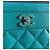 Chanel Timeless Classique card wallet Turquoise - view 10