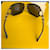 Lunettes de soleil Yves Saint Laurent Métalliques Acier Métallisé  - vue 7
