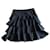 Black ruffled skirt Adolfo Dominguez polyester and cotton T. 36  ref.489583
