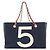 [Usato] CHANEL Chanel n5 Borsa tote catena Borsa a tracolla Canvas Navy Silver Argento Blu navy - vista 3