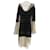 Jean Paul Gaultier Dresses Black Cream Silk  ref.489933