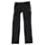 Gucci Black Pants with Silver Zip Detail in Black Nylon Polyamide  ref.489981