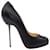 Christian Louboutin Big Lips 120 Heels in Black Patent Leather  ref.490006