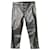 J Brand Ruby High Rise Crop Cigarette Jeans in Galactic Silver Lyocell Silber  ref.490018
