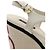 Zeppa Louis Vuitton in pelle beige Bianco - vista 9