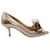 Zapatos de salón Valentino Metallic Couture Bow en piel de napa dorada Dorado Cuero  ref.490029