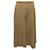 Givenchy Pleated Palazzo Pants in Beige Polyester Brown  ref.490140