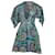 JW Anderson Mystic Vestido Mini Estampado Paisley em linho multicolorido Multicor  ref.490142