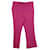 Autre Marque Sies Marjan Danit Flared Cropped Tailored Trousers in Pink Viscose Cellulose fibre  ref.490174