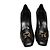 Décolleté Gucci Loafer con nappine con accento bambù in pelle marrone Nero - vista 2