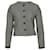 Veste sans col en tweed Sandro Paris en polyamide multicolore Nylon  ref.490231