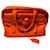 Reed Krakoff Boxer Tote Bag in Orange Calfskin Leather Pony-style calfskin  ref.490251