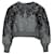 Dolce & Gabbana Besticktes Rundhals-Sweatshirt aus grauem Polyester  ref.490262