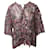 Blusa de gasa de fil coupé metalizado con espalda abierta Iro en seda rosa pastel  ref.490264