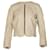 Sandro Paris Evissa Scalloped Jacket in Pink Leather  ref.490299