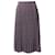 Claudie Pierlot Jupe mi-longue plissée imprimé cachemire en polyester violet  ref.490397