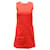 Mini abito Christopher Kane in lana rossa decorato con cristalli Rosso  ref.490431