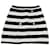 Missoni Striped Knit Mini Skirt in Black Cotton  ref.490459