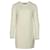 Valentino Knit Dress in Cream Cashmere White Wool  ref.490489