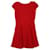 Vestido Godet sin espalda de Miu Miu en Viscosa Roja Fibra de celulosa  ref.490491