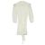 Vestido Reformation Dinah de algodón blanco Crudo - vista 3