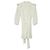 Vestido Reformation Dinah de algodón blanco Crudo - vista 4