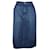 Autre Marque Alexa Chung Denim Midi Skirt in Blue Cotton  ref.490504