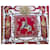 Hermès Silk scarves Dark red  ref.490679