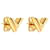 Louis Vuitton LV Ohrringe neu Golden Metall  ref.491335