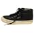 Alexander Mcqueen Unisex hightop sneakers from canvas and leather Black White Cloth  ref.491353