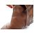 Hermès SCARPE HERMES STIVALI STAFFE 44 SCARPE STIVALI IN PELLE MARRONE - vista 8
