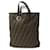 Fendi handbag 8BH173 CABAS SHOPPING TOTE BAG IN BROWN CANVAS Cloth  ref.491405