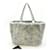 [Gebraucht] Chanel Einkaufstasche zurück mit Mini-Beutel Coco Mark beige x grau x blau  ref.491596