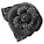 Chanel Pins & brooches Black Tweed  ref.492053