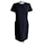 Chanel Mini dress Navy blue Wool  ref.492094