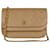 Chanel Timeless Classic shoulder bag - lined flap Beige Leather  ref.492287