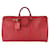 Bolsa de viaje de Louis Vuitton Keepall 50 epi rojo Roja Cuero  ref.492332
