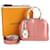 Louis Vuitton mini Alma bag in patent leather Pink  ref.492336