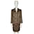 Yves Saint Laurent Vintage costume en coton Vert  ref.492428