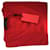 Carolina Herrera Very fine V-neck sweater Red Wool  ref.492456
