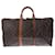 Louis Vuitton Keepall 50 Brown Cloth  ref.492893